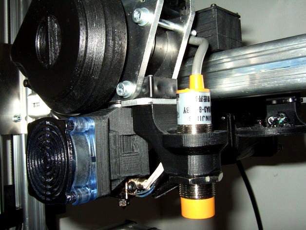 Proximity sensor mount 18mm for 3Drag or Velleman K8200  by Rudyard_Kipling