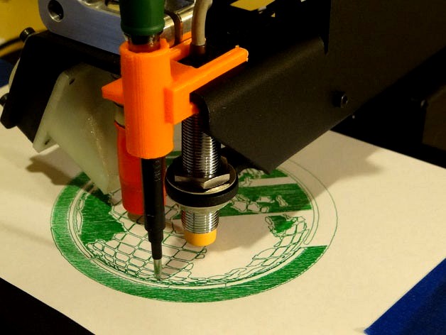 2D Pen Attachment - PRINTRBOT SIMPLE METAL by Bixler13