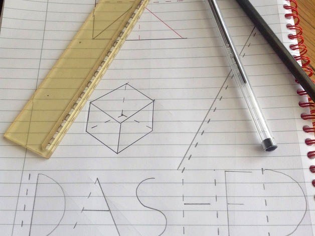 Dashed line Ruler by ZackThing