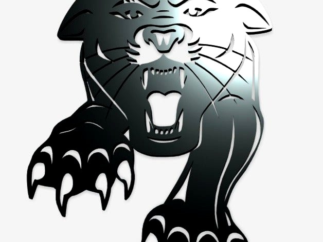 Big Cat Angry Pendant by Alajaz