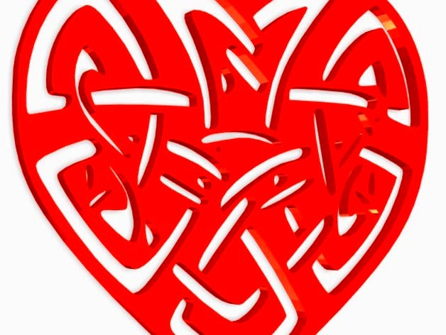 Heart Celtic Pendant by Alajaz