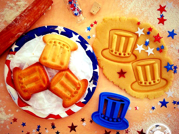 Uncle Sam's Hat Cookie Cutter (4th of July Special Edition) by OogiMe
