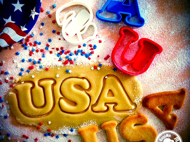 USA Cookie Cutter #2 (4th of July Special Edition) by OogiMe