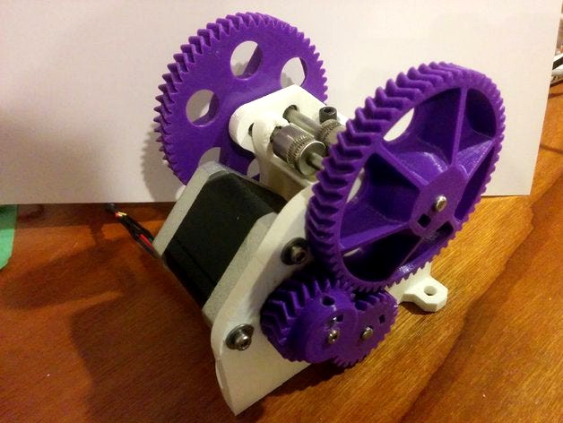 Dual Drive Bowden Extruder by invent3d