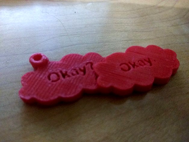 "Fault in our Stars" Keychain (Okay? Okay.) by Y_Dascalu