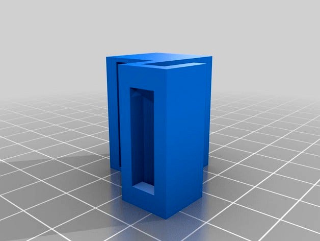 i3 Prusa SD-Card Holder screwless mount by Juergenlessner