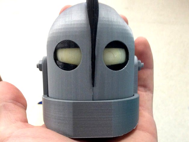 Iron Giant Head by fish0and0chips