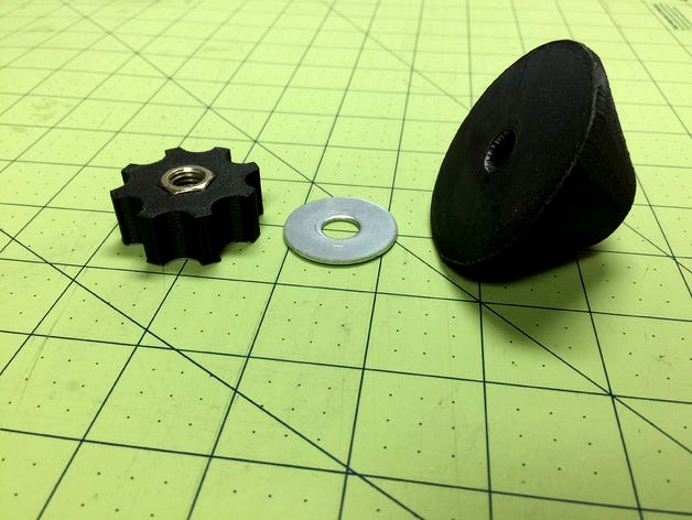 Spool adapter cone and knob by matt448