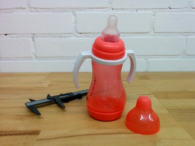 Handles for Difrax Baby Bottle by nicklievendag