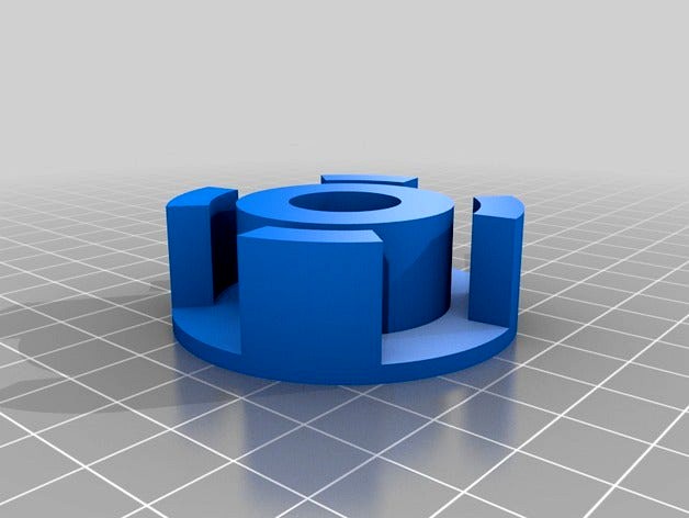 Spool bearing holder by freefall
