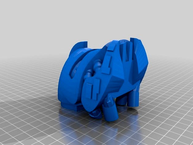 Warlord Titan Head MKIII by Tsipis