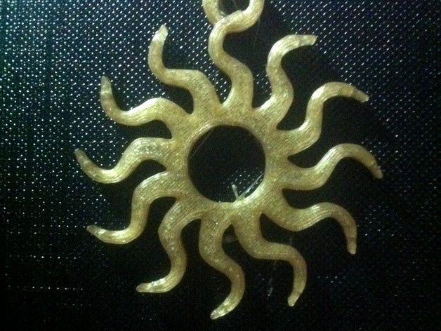 Sun charm by Alajaz