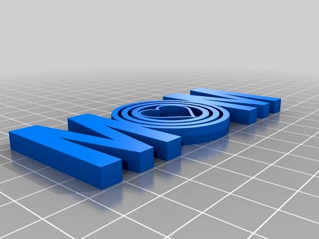 MOM Gimbal - Print In Place - heart remix by foofoodog