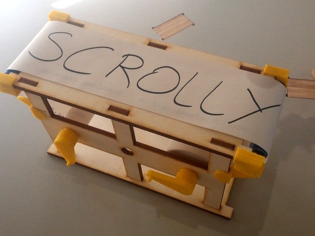 Scrolly- scrolling table by wanger_fablab_madatech
