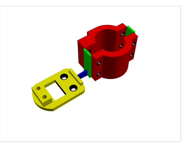 Soporte para manillar 22mm control remoto para gopro by gonchox