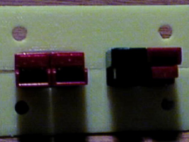 Anderson Power Pole Chassis Mount by kd6hq