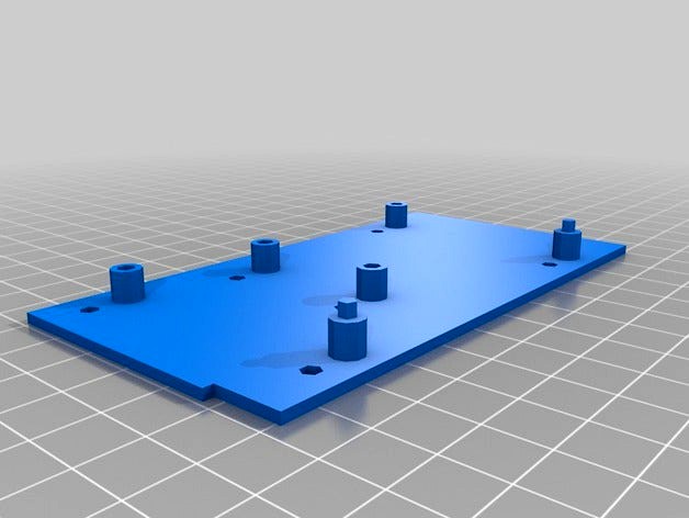 Arduino baseplate for Prusa i3 by unhydrogenator