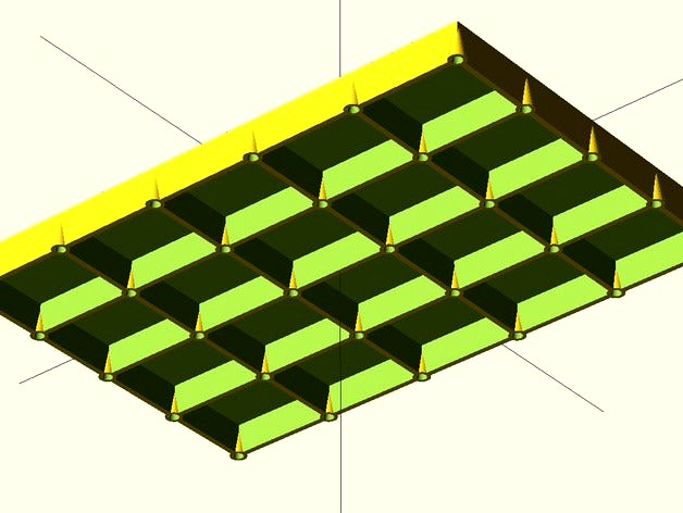 Customisable anti-curl cuboid base plate by alexgibson