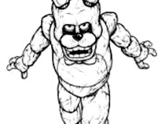 Мишка фредди качок рисунок