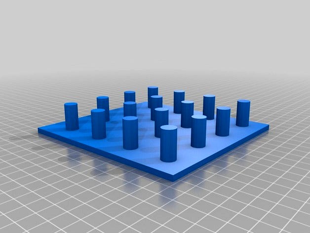 A pusher to remove seedlings from a planting flat.  WORK IN PROGRESS by sawhitney