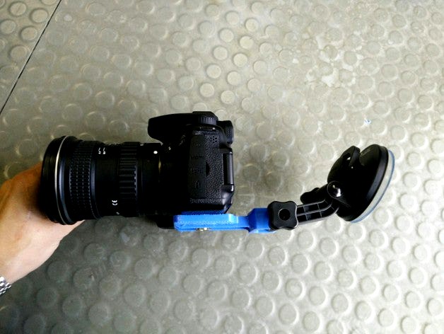 GOPRO suction cup to DSLR adapter by ItsMeMaker