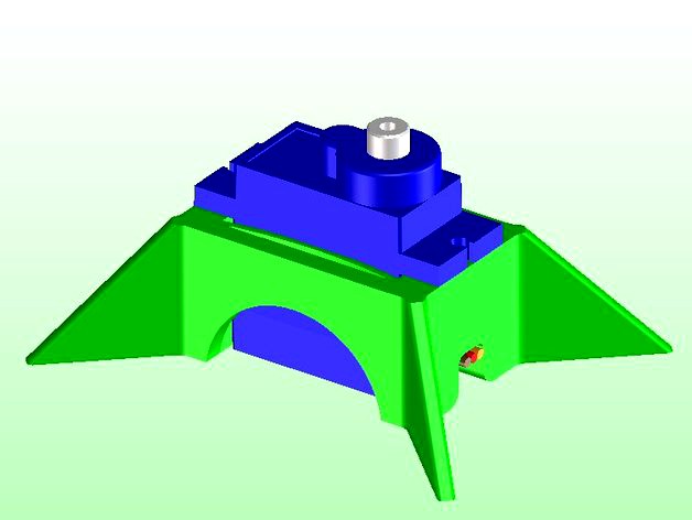 SG90 Servo Stand - TEST BED HOLDER by bathrobotics