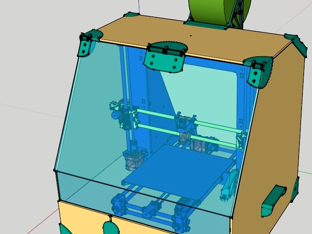 Prusa i3 Printer Box by jrho