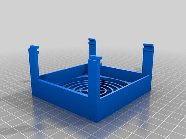 Fan Mount MKS Gen v 1.1 Prusa i3 Sunhokey by stevan