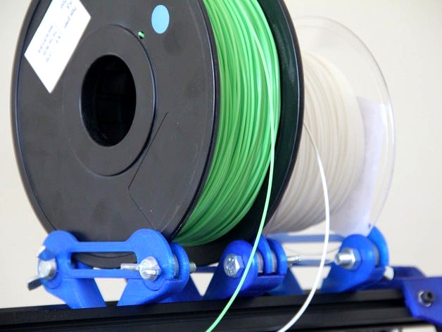BCN3D+ or MendelMax double spool holder by pablogil