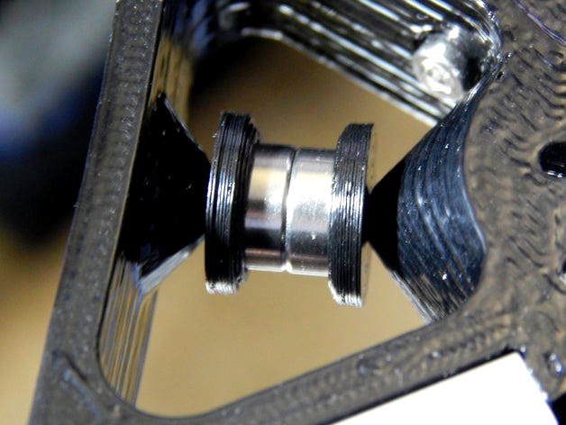 Standard 623ZZ ball bearing flange by KDan