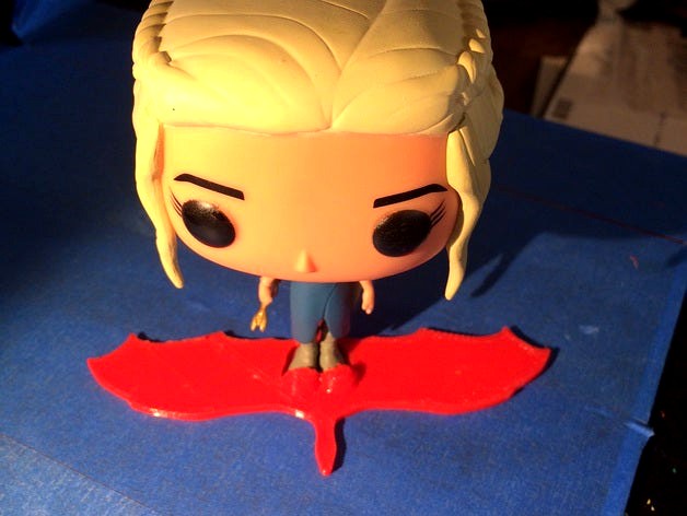 Daenaris Vinyl Figure Stand Funko Pop by sablebadger