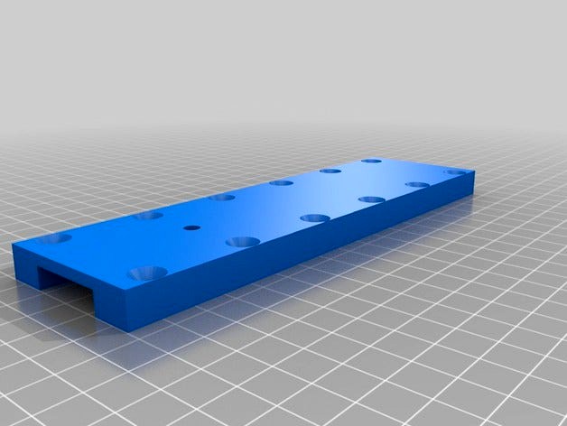 Longboard hole alignment jig by TheAvo