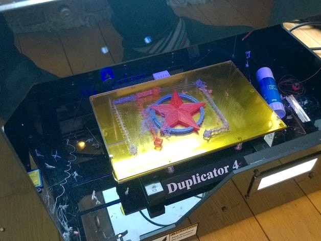 Two coloured star by CLEAPSS