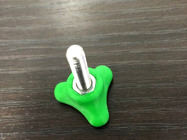 Compact M5 Nut Knob by B_EMME3D