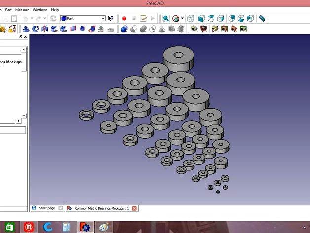 Common Metric Bearings Mockups by Phelps3D