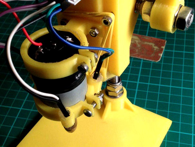 PCB Drill Press Stand (with LED light) by solival