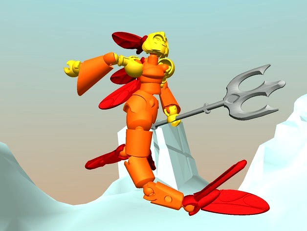 Mermaid Warrior  by xshaping