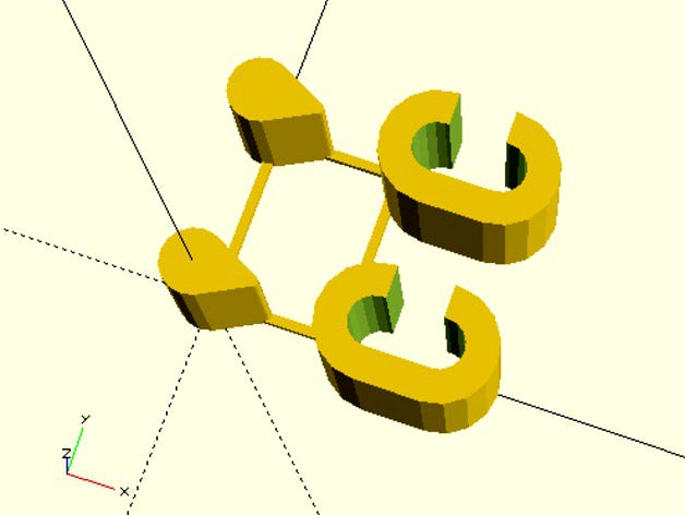 Delta-Pi arms vibration dampener and belt lock bit by AndrewBCN