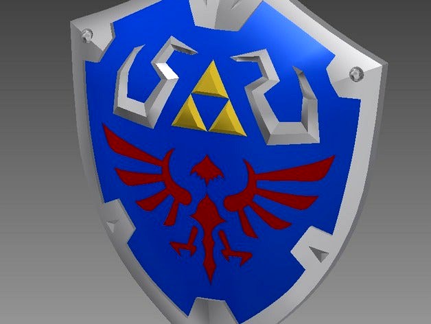 Legend of Zelda- Hylian Shield by NotYourDad