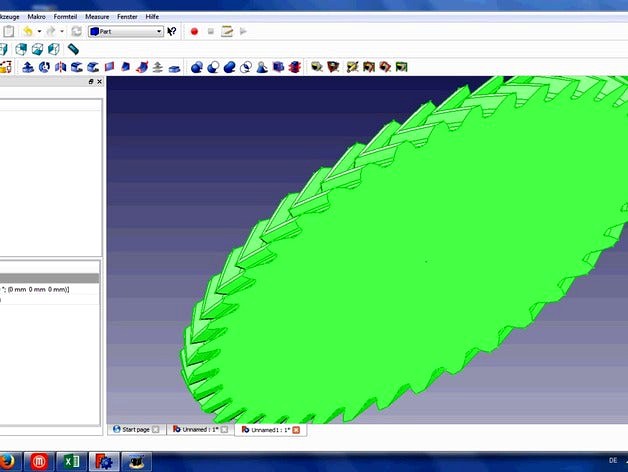Herringbone Gear + FreeCAD Tutorial by Franky90