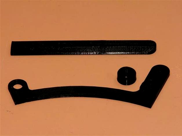 Drag Lever for Concept 2 Model B Rowing Machine by AndyGadget
