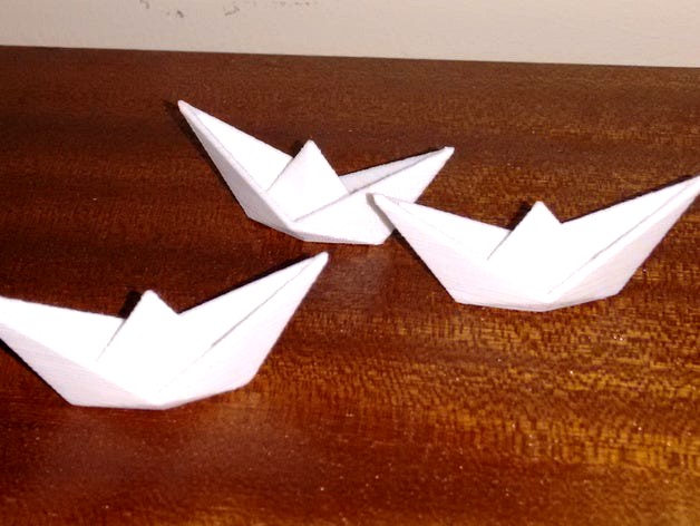 Origami Ship by kitwallace