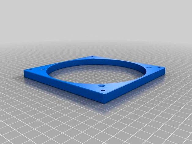 120mm to 140mm Fan Adapter by DeV6