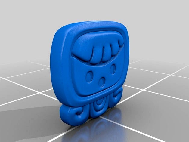 Ix, mayan glyph by JuanG3D