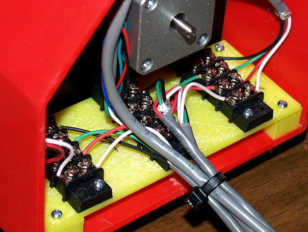 Shapeoko Terminal Block Mount by Droneme