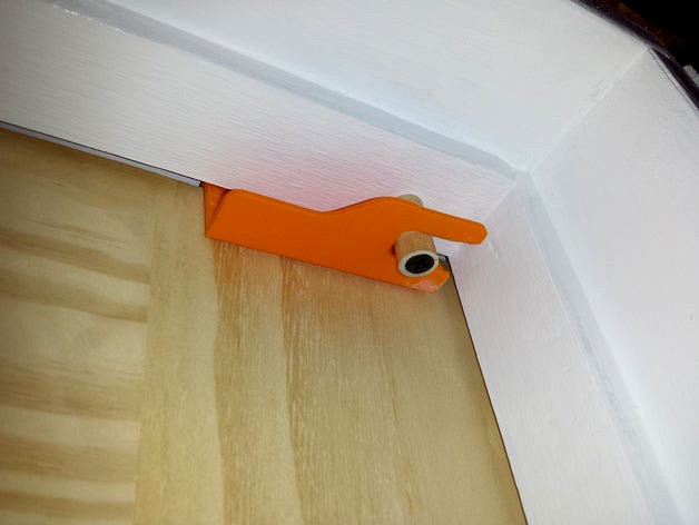 Child Safety Latch for Entry Doors (Bedrooms, Closets, etc.) by 3dCr8er