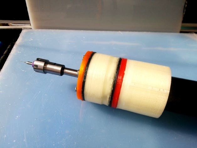 Simple ER11 drill vacuum 52mm turbine by maikll