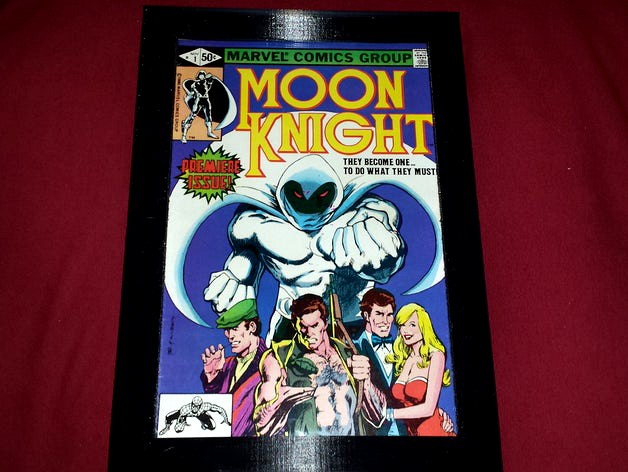 Comic Book Frame for 8" printer (123D source included) by zc41485