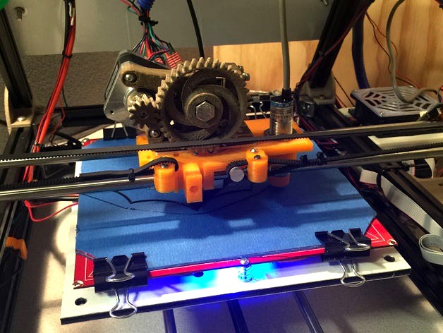 X carriage Loop w/capacitive sensor mount by neskipper