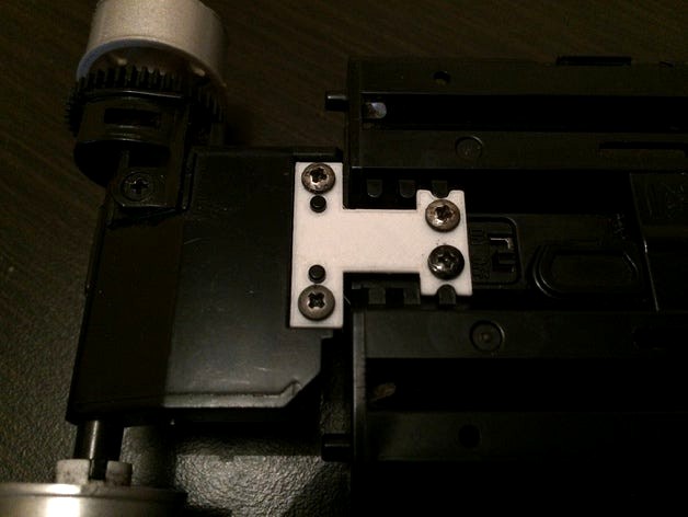 H-Plate for Kyosho Mini-Z MR-02/MR-015 MM by 3dprintingblog